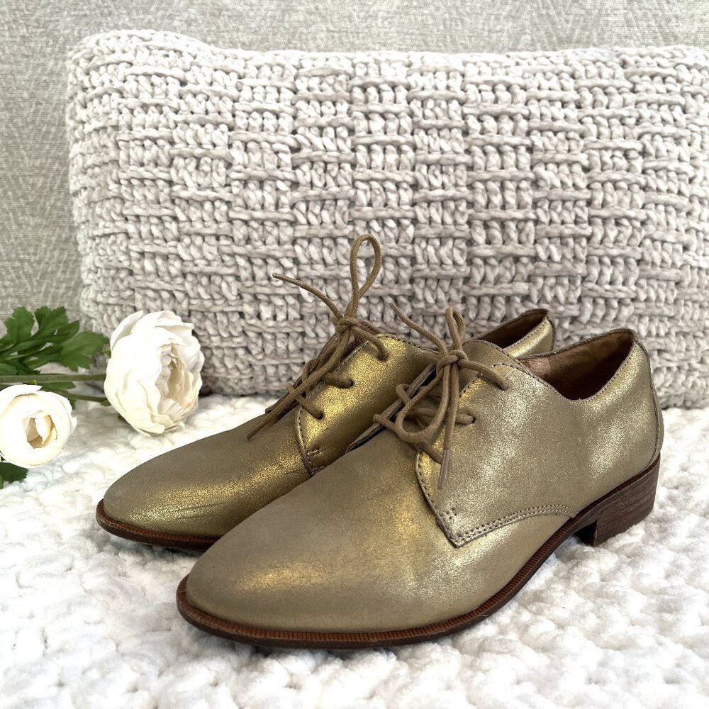 Madewell The Frances Oxford Shoe (Metallic) 6